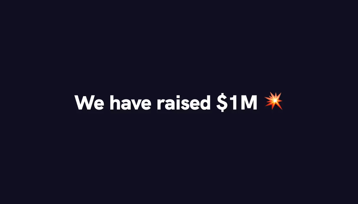 We raised $1M pre-seed round to simplify application deployment in the Cloud